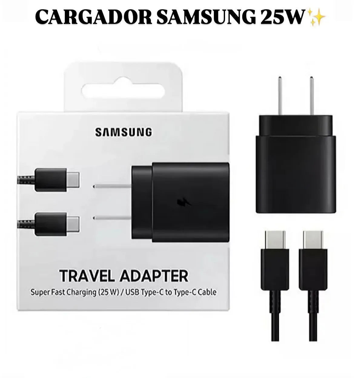 CARGADOR COMPLETO AAA SAMSUNG 25W