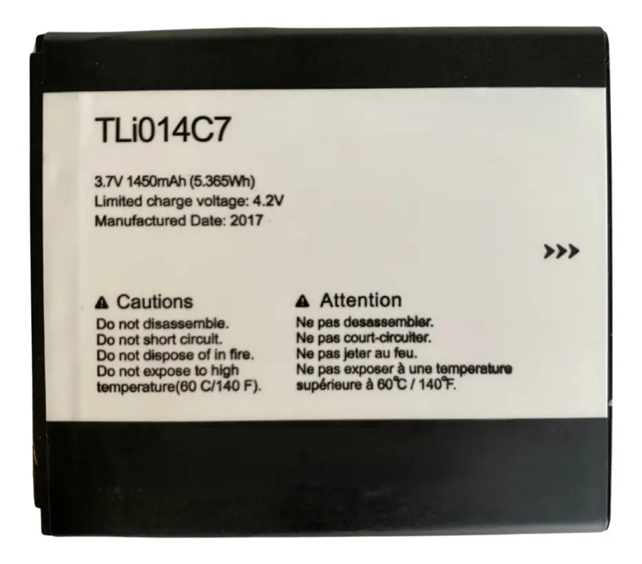 BATERIA PARA ALCATEL ONE TOUCH PIXI FIRST TLI014C7 1450mah