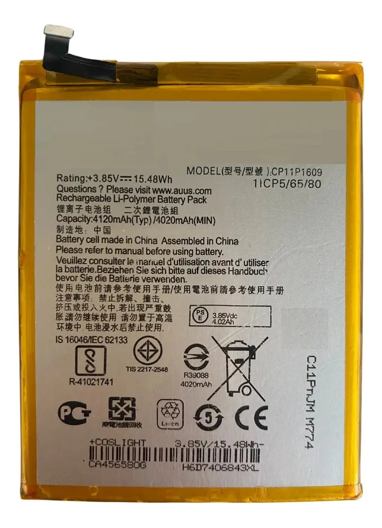 BATERIA PARA ASUS ZENFONE  4 MAX 5.2 MODELO C11P1609