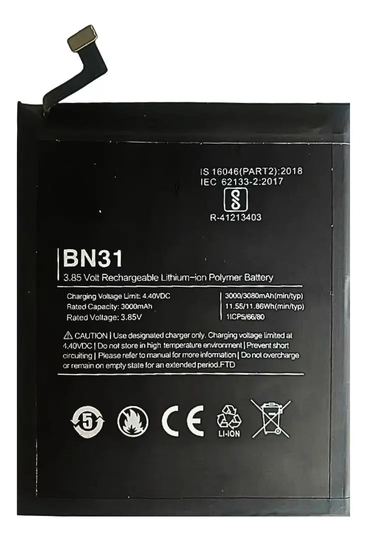 BATERIA PARA XIAOMI REDMI A1 MODELO BN31