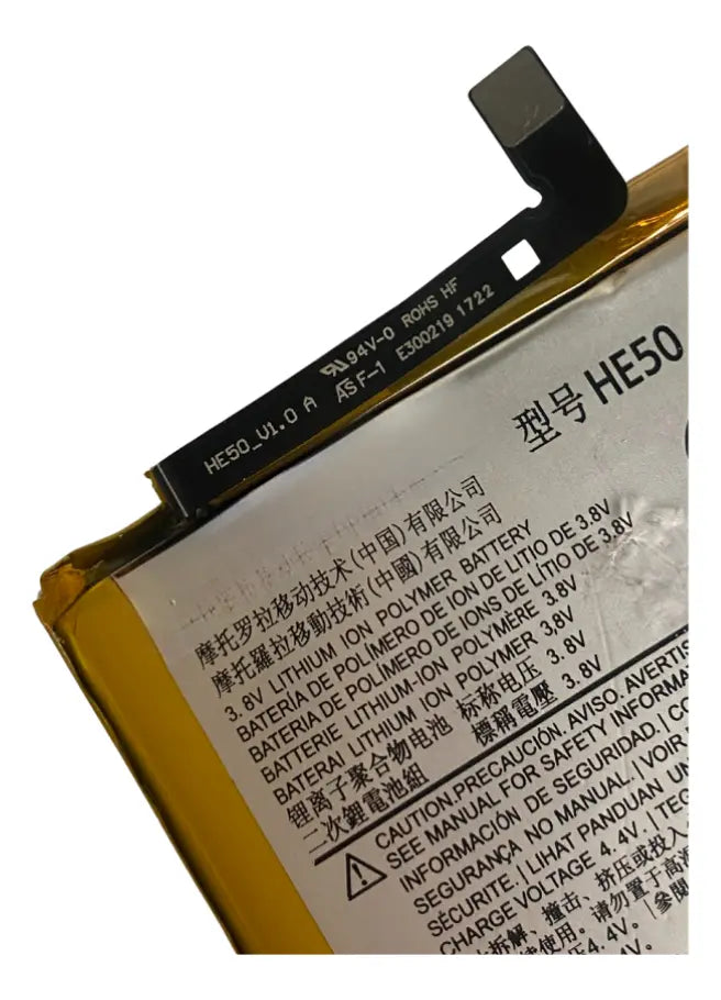BATERIA PARA MOTOROLA E4 PLUS / E5 PLUS MODELO HE50