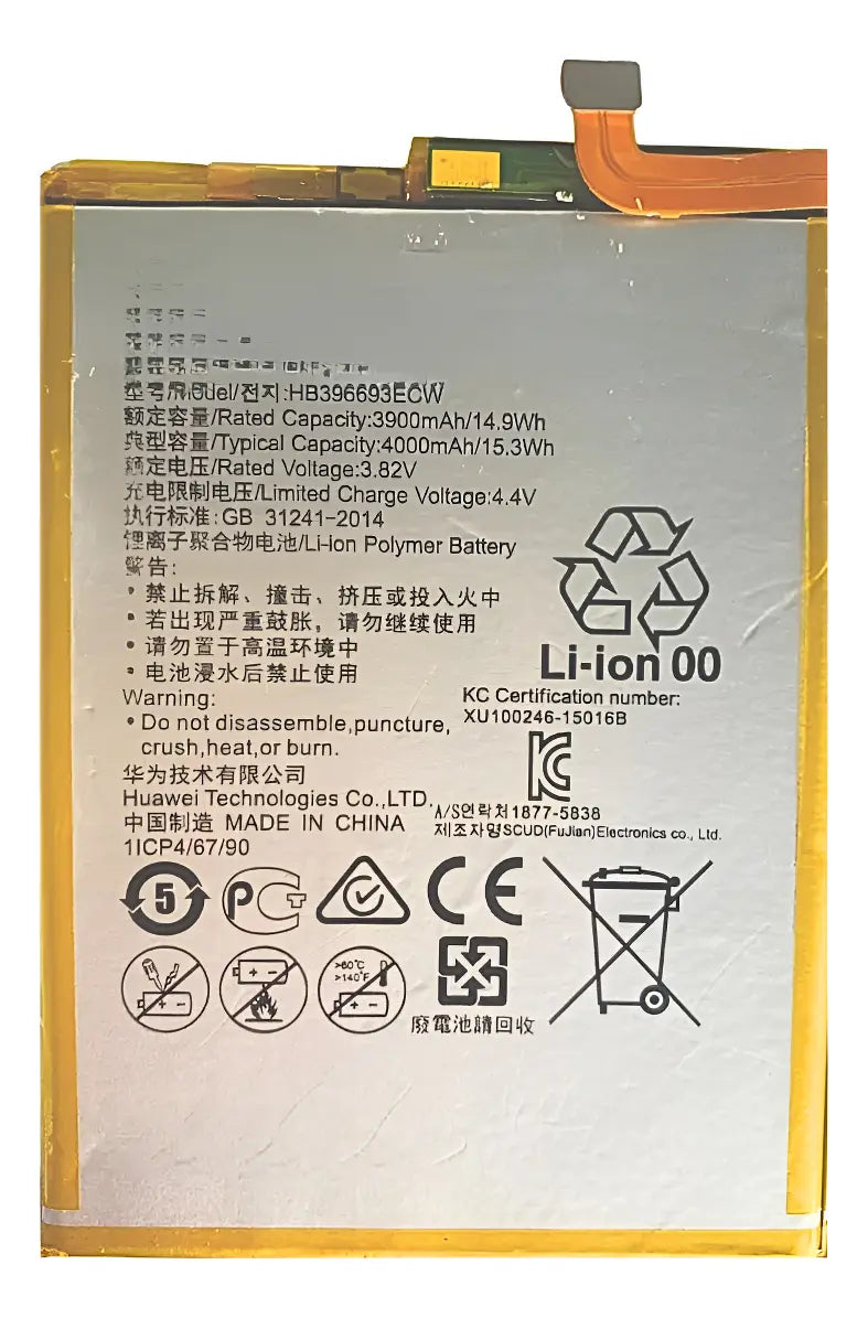 BATERIA PARA HUAWEI MATE 8 MODELO HB396693ECW USADA