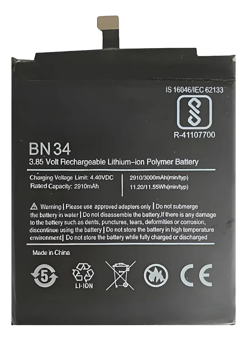 BATERIA PARA XIOAMI REDMI 5A / M5A MODELO BN34